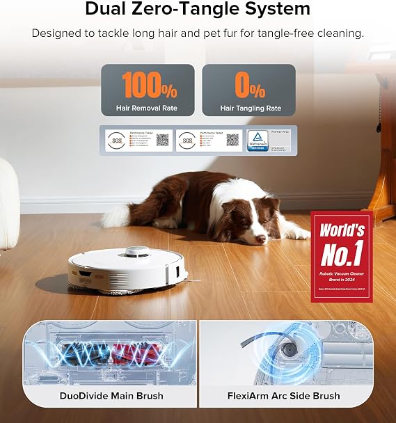 roborock Qrevo Edge Robot Vacuum Cleaner and Washable Filter Bundle