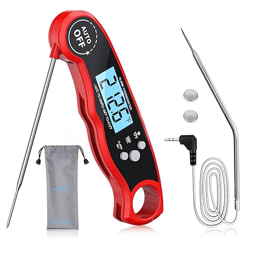 Review Nicewell Dual Probe Meat Thermometer Digital Instant Read for Kitchen, Oven Safe Leave in