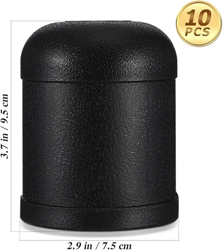 Miniatura 3 de Taza de dados rodante profesional de 10 Uds. Caja cilíndrica para club, bar, juego de entretenimiento para decoración de fiestas