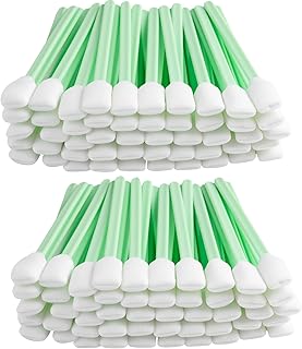 Foam Sticks Cleaning Swabs - BIHYM Lint-Free Foam Swabs for Inkjet Printer, Camera, Optical Lens, and Electronics(200pcs)