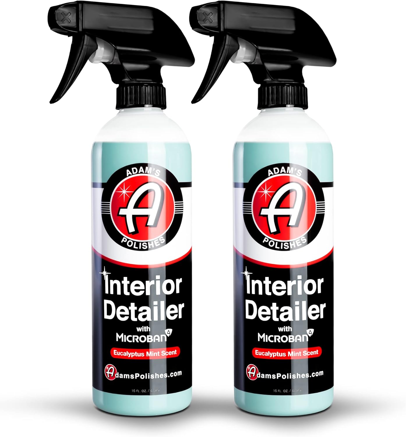 Adam's Microban Interior Detailer 2Pack Advanced Car