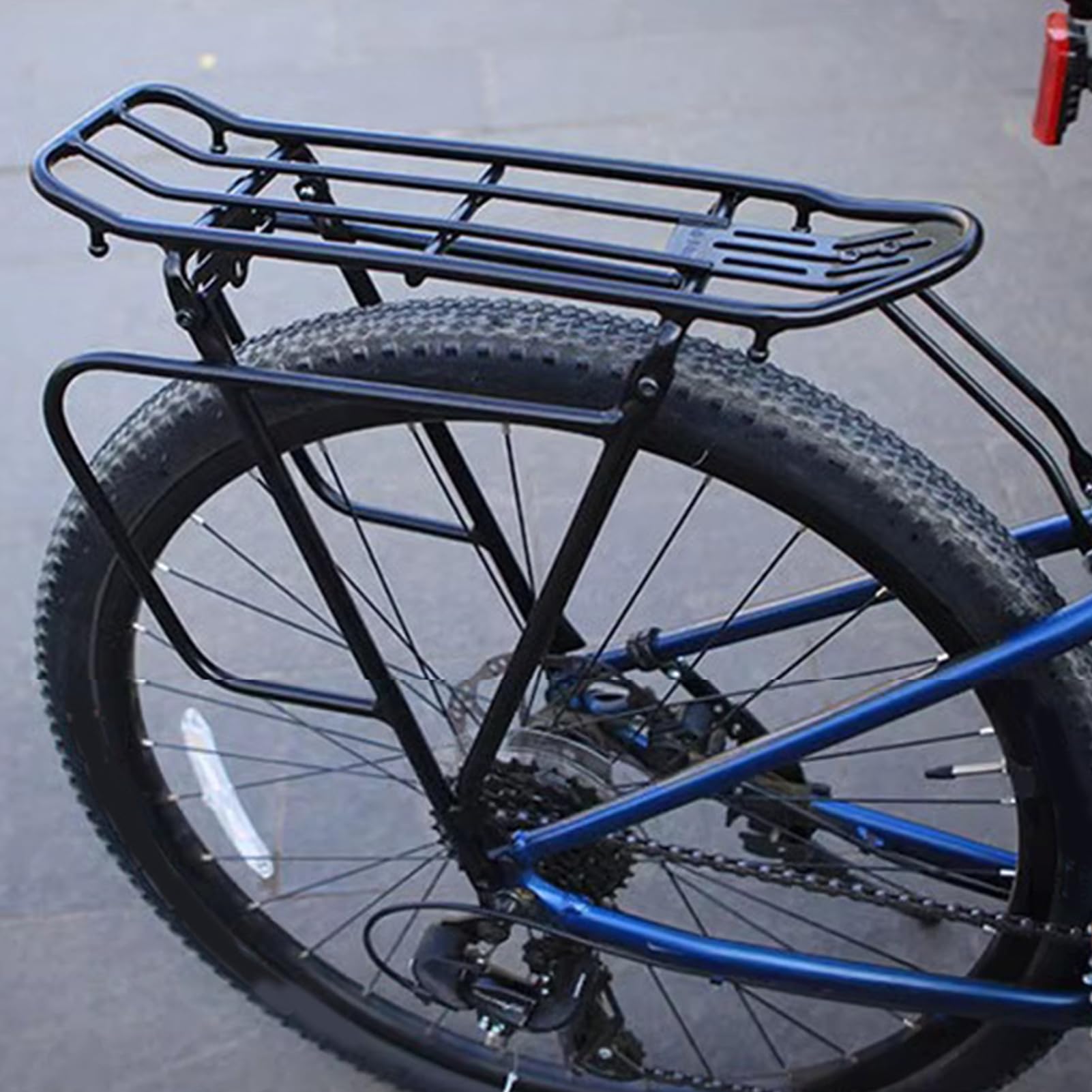 Portabiciclette Ciclismo Touring Carrier Bagagli | Supporto per bagagli in metallo per attrezzatura da ciclismo, viaggi, pendolari, lunghi viaggi su strada, attività all'aperto