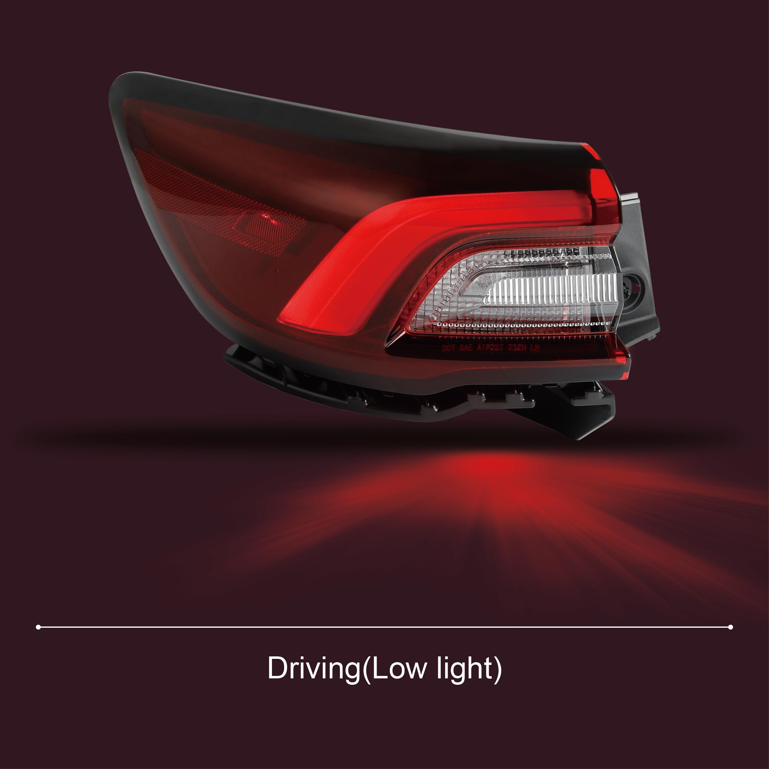 Amazon.com: AutoZest LED Tail Lights Assembly Outer Tail Light