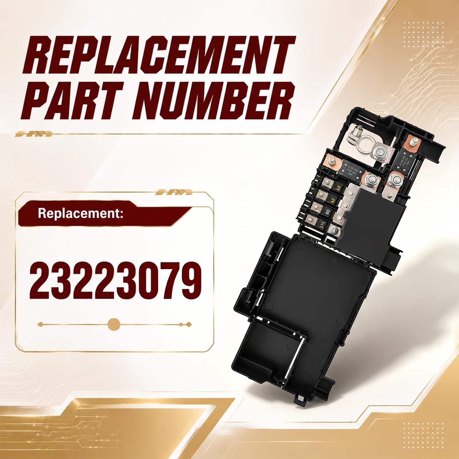 Fuse Box Module #23223079 for Chevrolet Malibu 2014 2015 2016