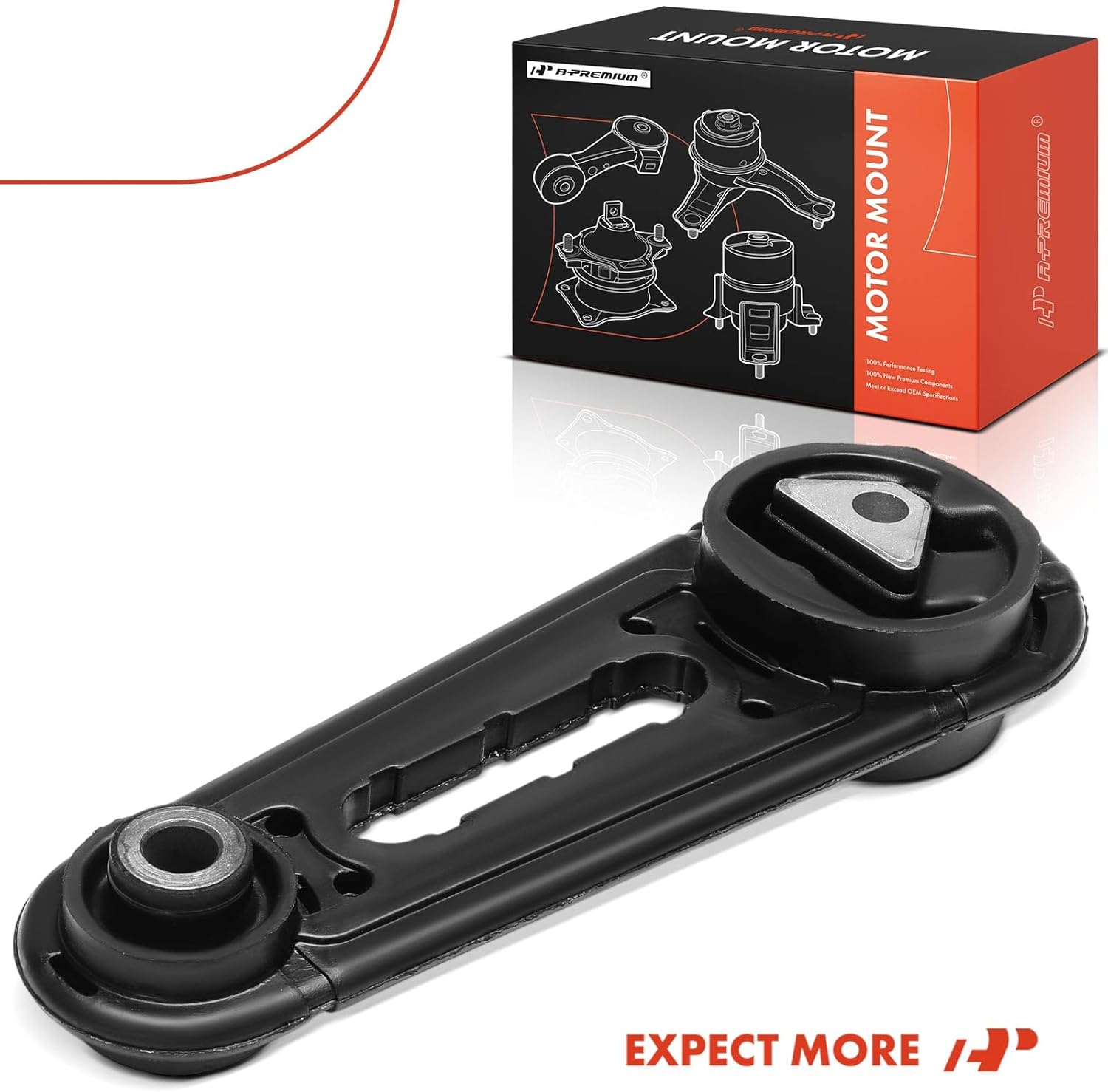 A-Premium Rear Side Torque Strut Mount Compatible with Nissan NV200 2013-2017 & Chevrolet City Express 2015-2017, 2.0L