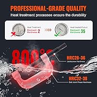 Vista 4 de VEVOR Kit de prensa de rótula, juego de herramientas de 10 piezas, herramientas de C-Press para quitar e instalar rótulas, para la mayoría de coches