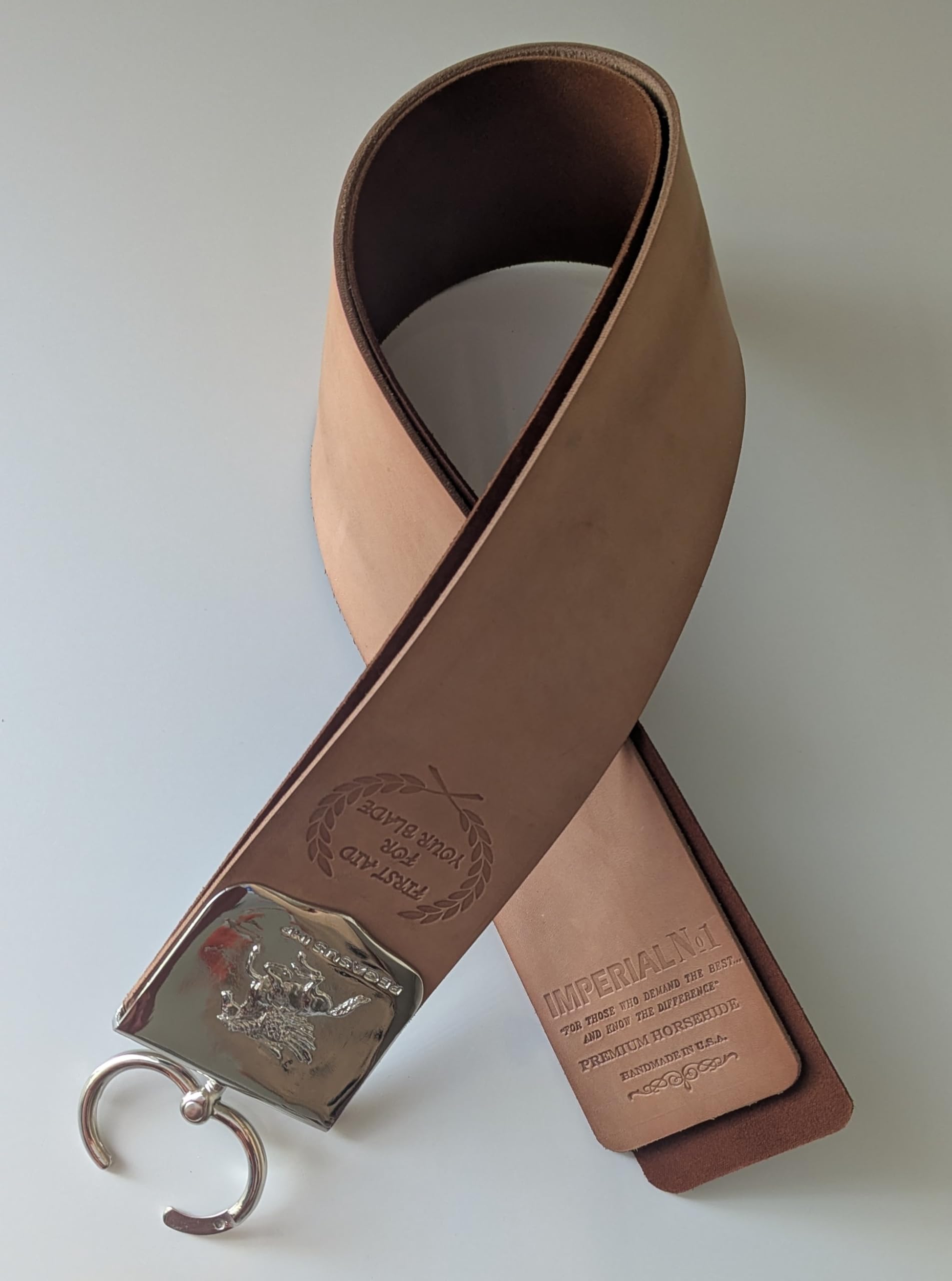 Pegasus II Premium Horsehide & Suede Razor Strop