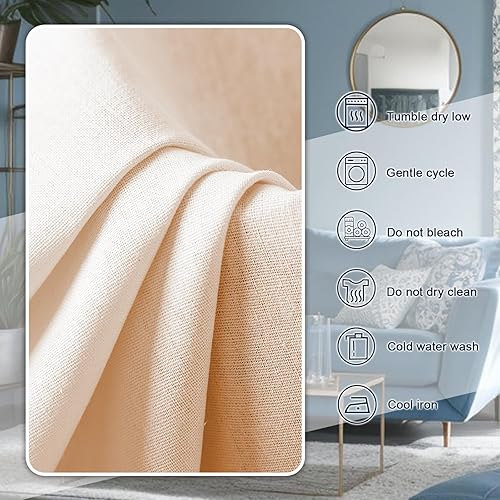 Miniatura 6 de MEHOFOND Juego de 4 fundas de almohada florales azules de 18 x 18 pulgadas, fundas de almohada bohemias con hojas de arte abstracto moderno para