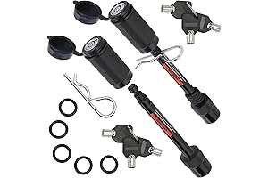 Class III/IV Trailer Hitch Pin, 1/2 Inch Locking Hitch Pin with 2...