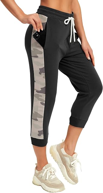 Amazon.com: SPECIALMAGIC Pantalones deportivos capri para mujer,  informales, de verano, yoga, correr, atléticos, recortados, para descansar,  con bolsillos : Ropa, Zapatos y Joyería