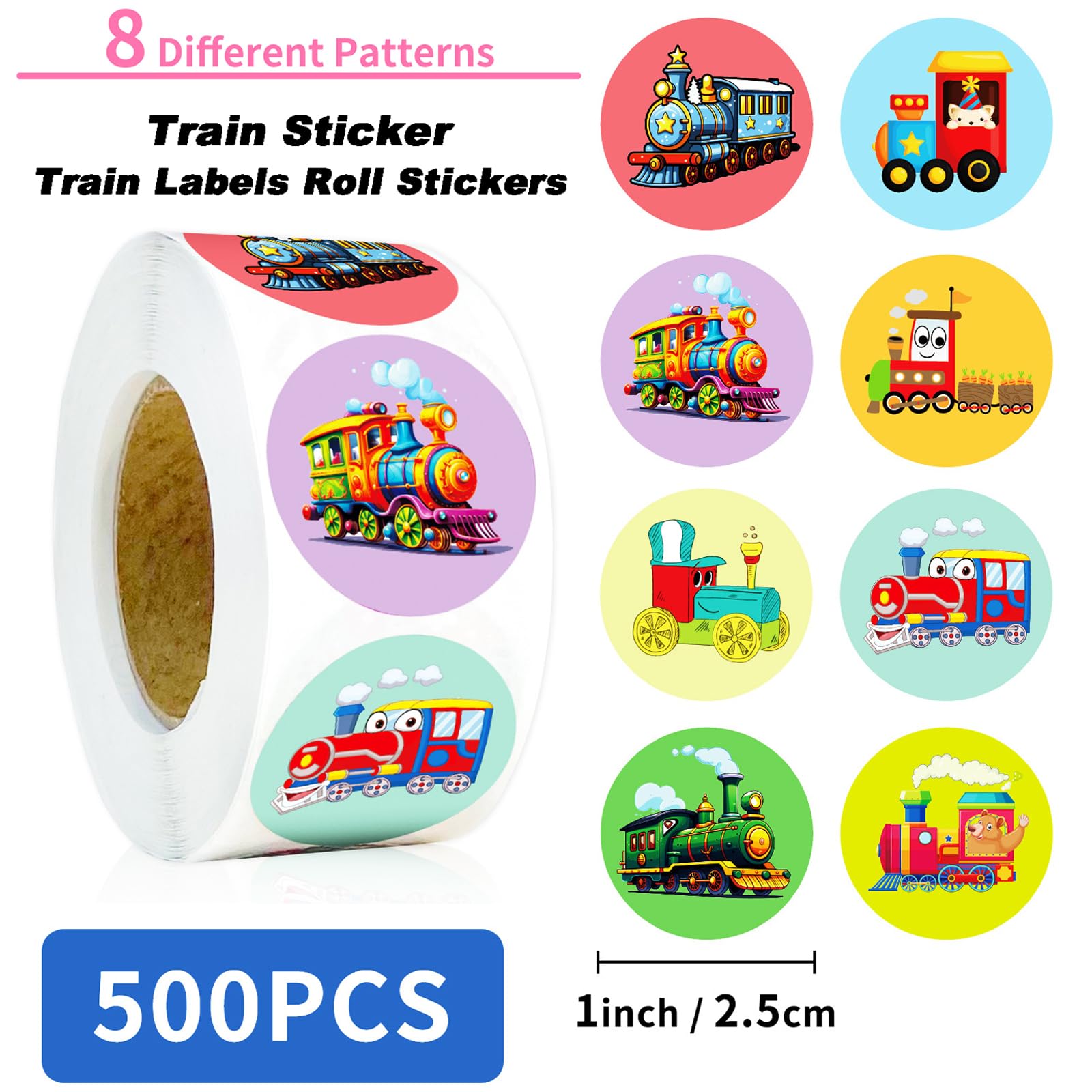 Set Di 24 Portachiavi In Acrilico A Forma Di Treno – 6 Design Diversi, Perfetti Per Feste A Tema, Baby Shower, Bomboniere E Decorazioni Retrò