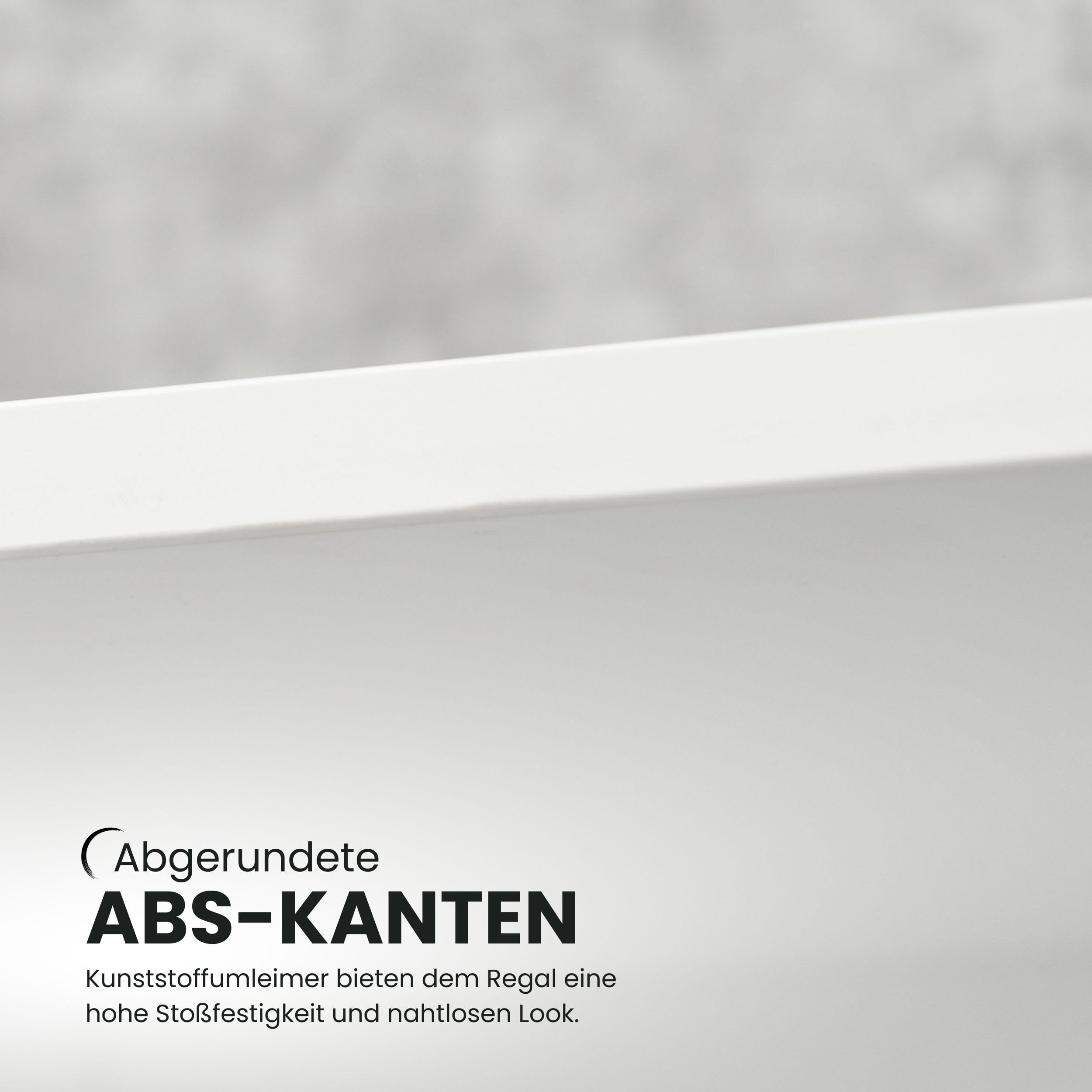 bümö Regal weiß, Standregal aus Holz für 2 Ordnerhöhen - Bücherregal klein 80 cm breit, Aktenregal für Ordner & Bücher, kleines Büroregal, Holzregal, Ordnerregal, Buchregal Dachschräge