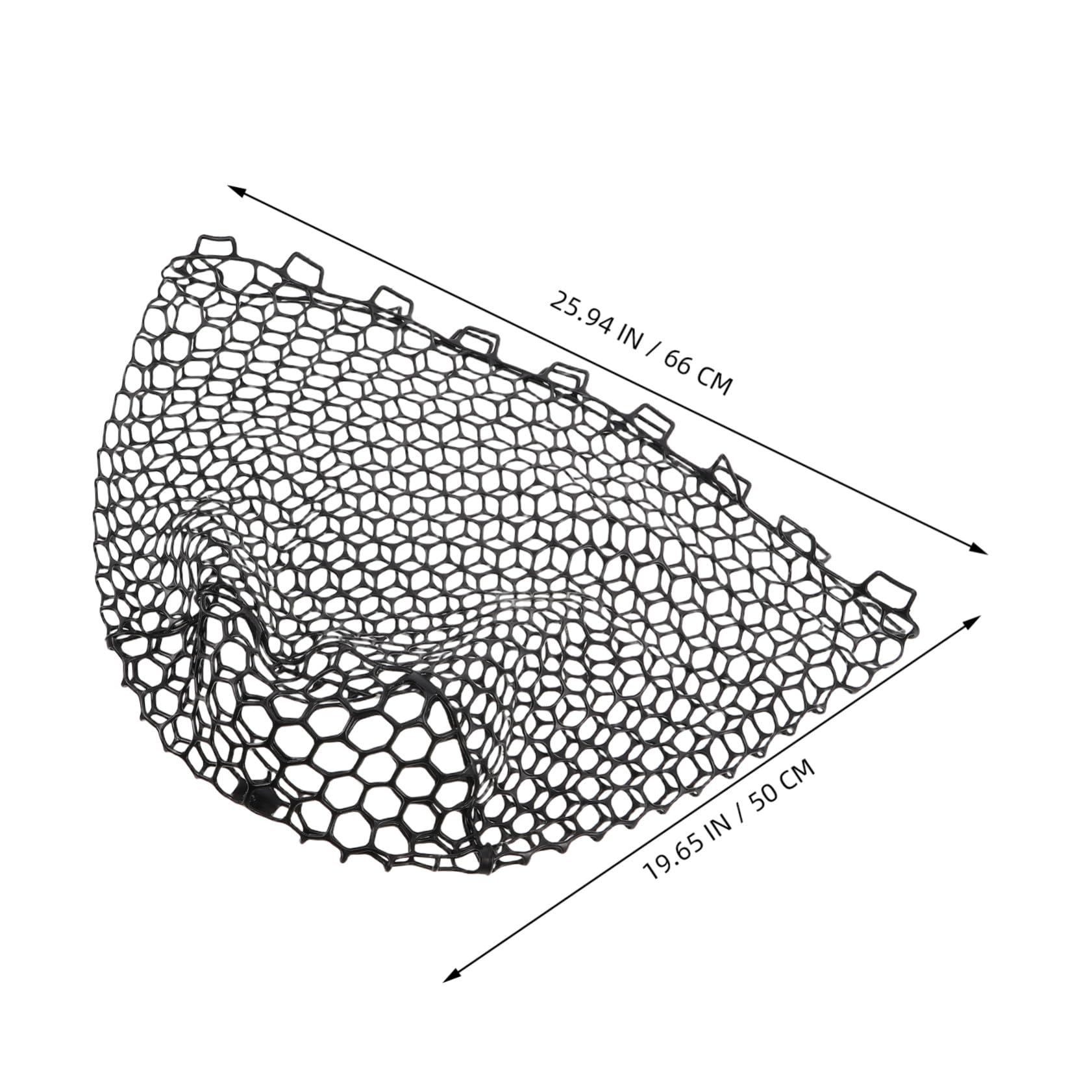 Pesca Plegable con Malla de de Repuesto para Captura Segura de Peces Ligera Drenaje Rápido para Actividades de Pesca
