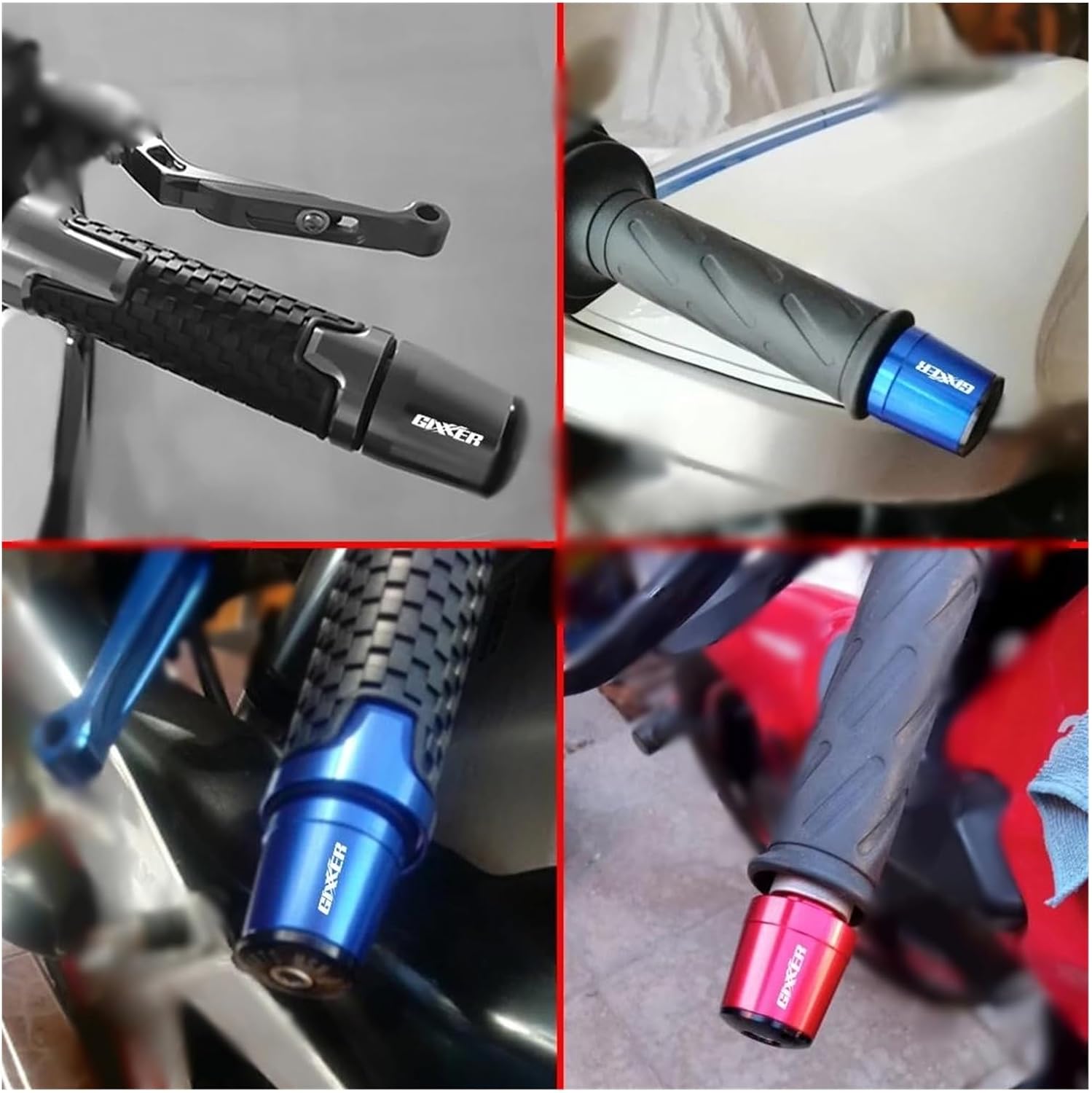 Grip Motorcycle Handle Bar End Weight Handlebar Grips Cap Anti Vibration Silder Plug for Suzuki Gixxer 150sf 250sf 155 Accessories Handlebar Cover
