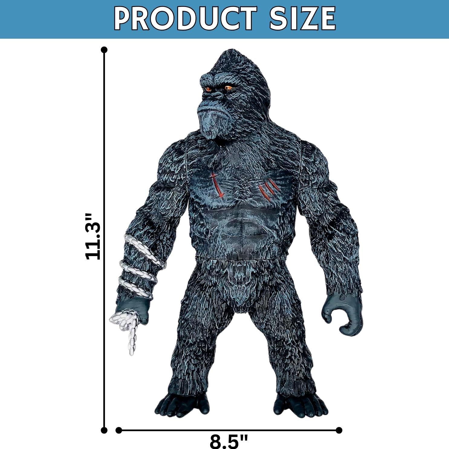 ジャイアントゴリラ Amazon.co.jp: ジャイアントゴリラアクションフィギュア、11.25インチ