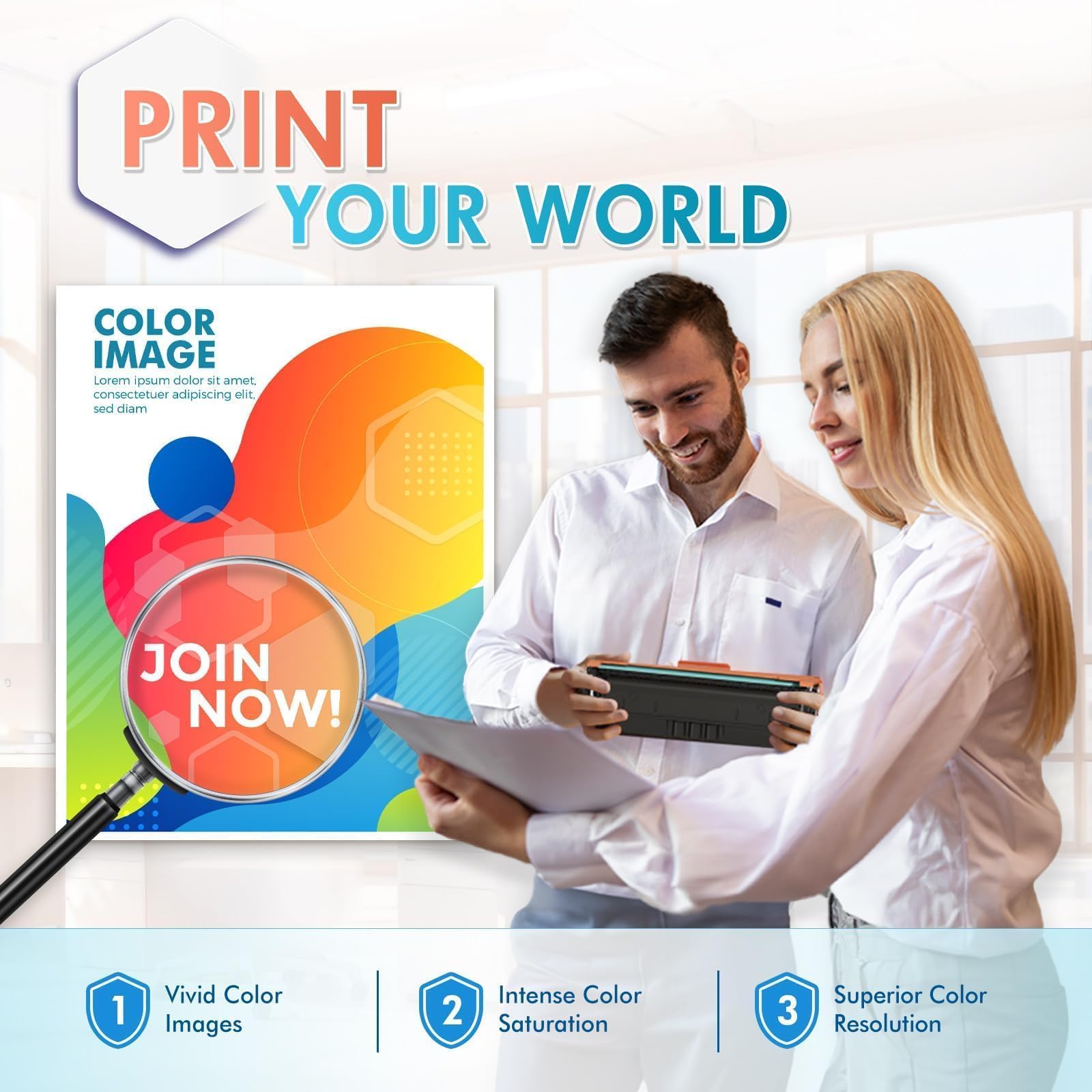 069H 069 MF754Cdw MF752Cdw Compatibile per Canon 069H Cartuccia Toner | i-Sensys MF754Cdw LBP673Cdw MF753Cdw LBP674Cx LBP674Cdw MF751Cdw MF755Cdw MF756Cx Nero Ciano Giallo Magenta