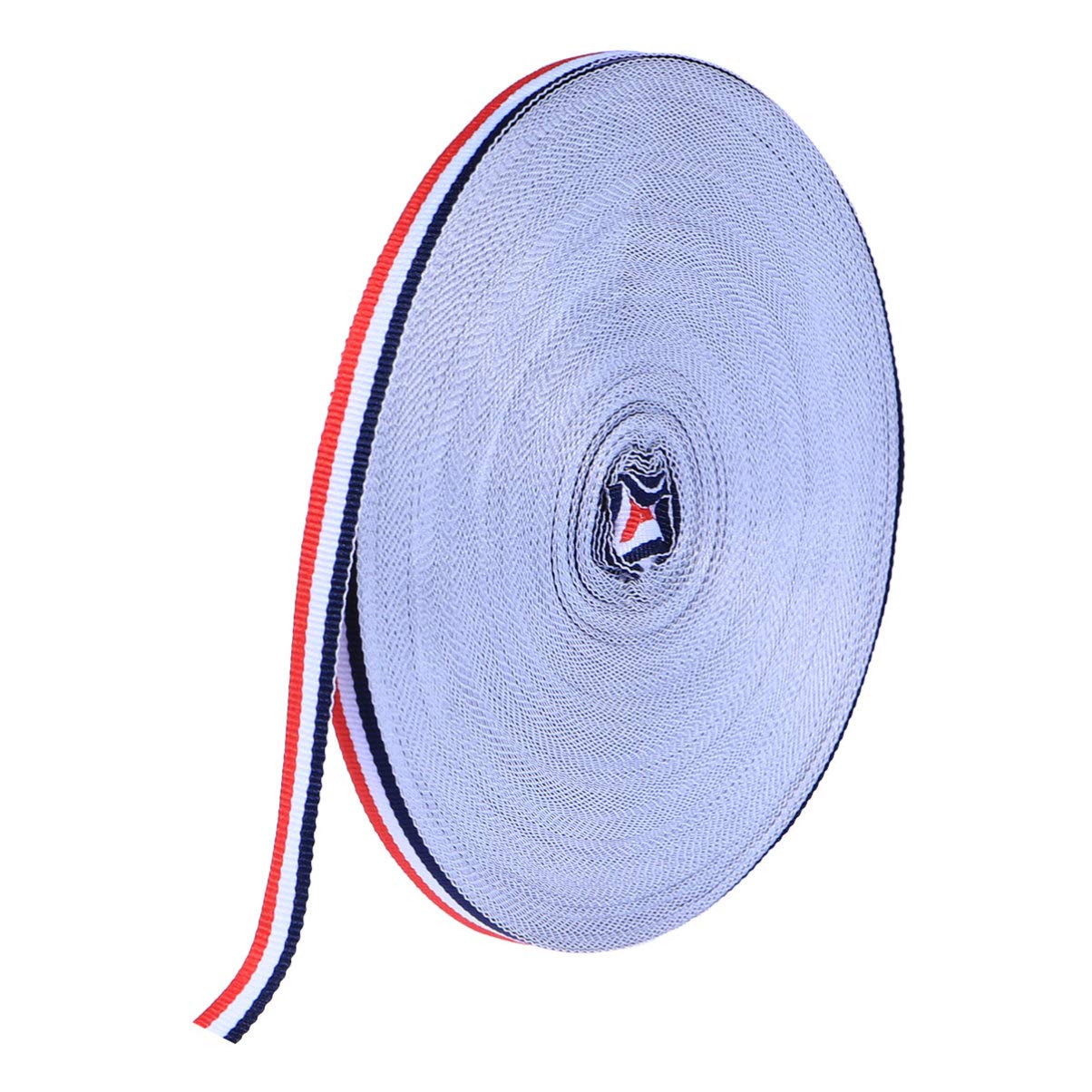 EXCEART Geschenkband – 50 M Rolle, 1 Cm Breit, In Rot, Weiß & Marineblau, Für Verpackung, Dekoration & Basteln