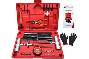 CTR Heavy Duty Tire Repair Kit Set: Your Quick Fix for Punctures