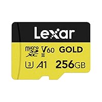 Lexar GOLD Micro SD 256GB, Scheda microSDXC UHS-II