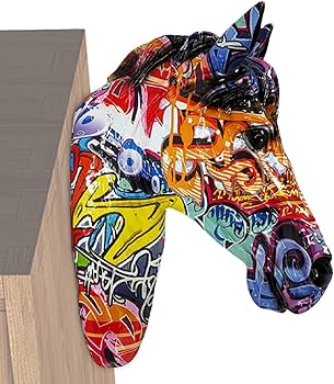Amazon.co.jp: 馬の壁装飾 | カラフルな馬の飾り | ファッショナブルな