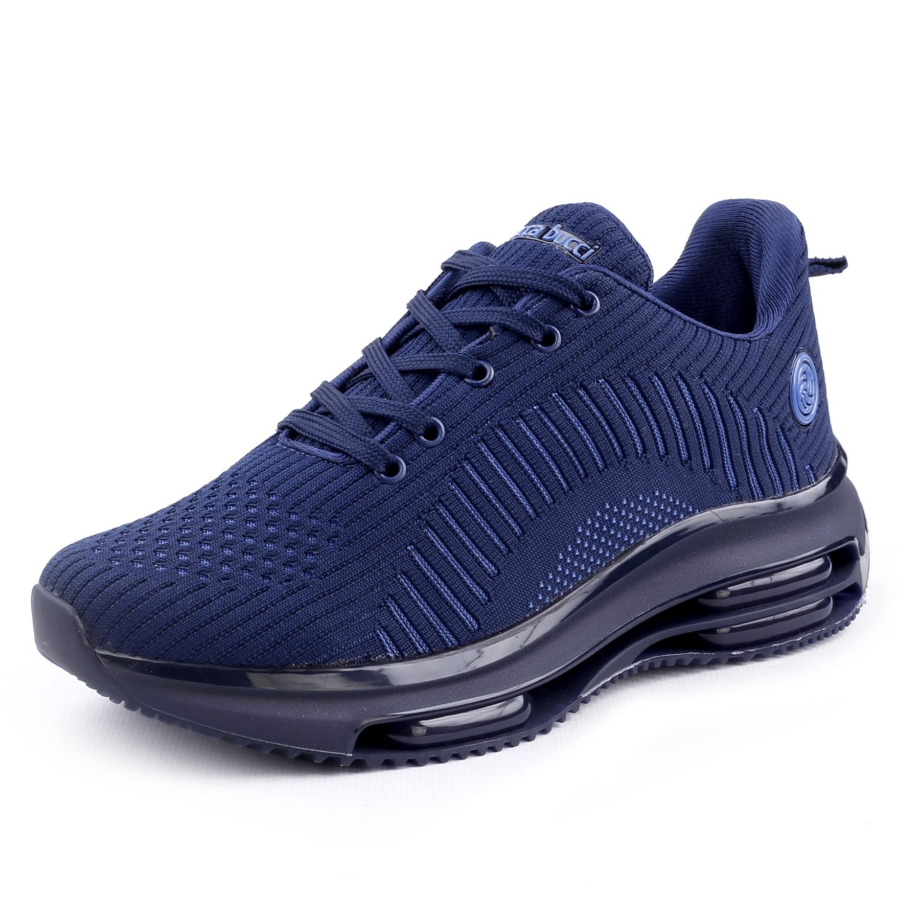 Bacca Bucci Hercules Men Lifestyle Lace-up Sports Sneakers for Men for Outdoor Sports & Training | with Thick Triple Air Bounce Comfort Outsole - Black (B09WN9JTVT) Amazon Price History, Amazon Price Tracker