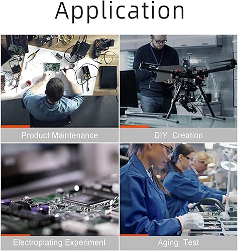 Miniatura 7 de NICE-POWER Fuente de alimentación de CC variable, 60V 10A 600W Fuente de alimentación de banco de alta potencia con perilla de codificador, fuente