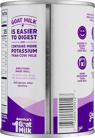 Meyenberg Evaporated Goat Milk, Vitamin D, 12 Fl Oz (Pack of 3)