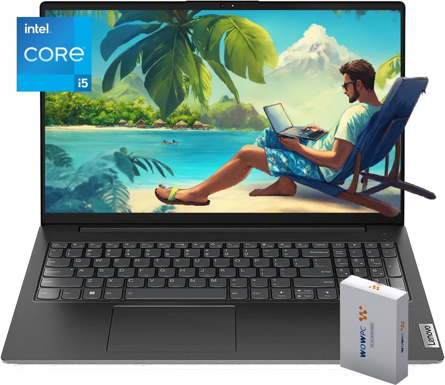 Lenovo V15 G4 Business Laptop, 15.6" FHD (1920x1080) Display, Intel Core i5-1335U Processor, 16GB RAM | 1TB PCIe SSD, Windows 11 Pro, Webcam, Bluetooth, HDMI, Wi-Fi, w/WOWPC Bundle