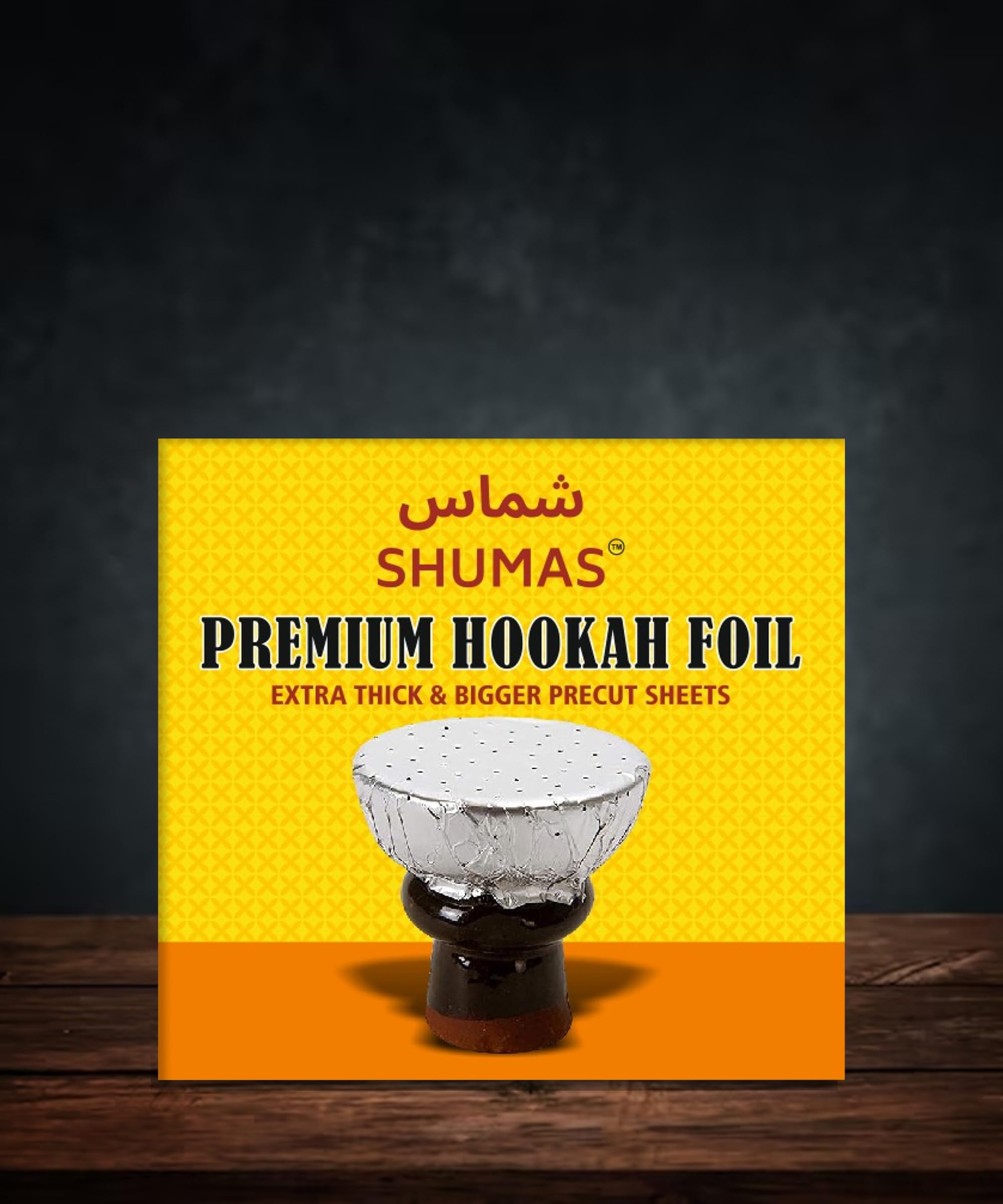 Extra Thick & Bigger Precut Premium Hookah Foil Paper Suitalble for all Type of Hookahs