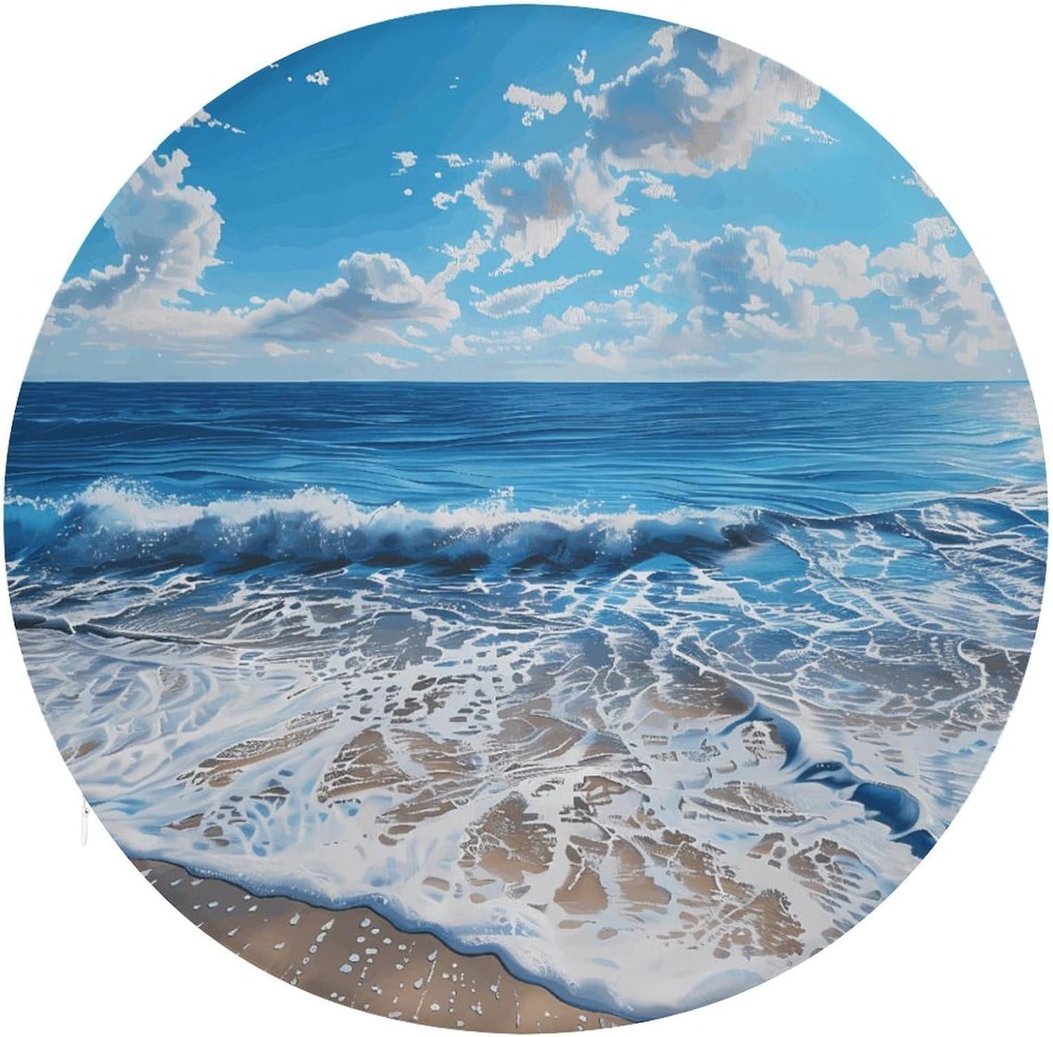 Ocean Sea Beach Chair Cushions Floor Pillow Chair Pad