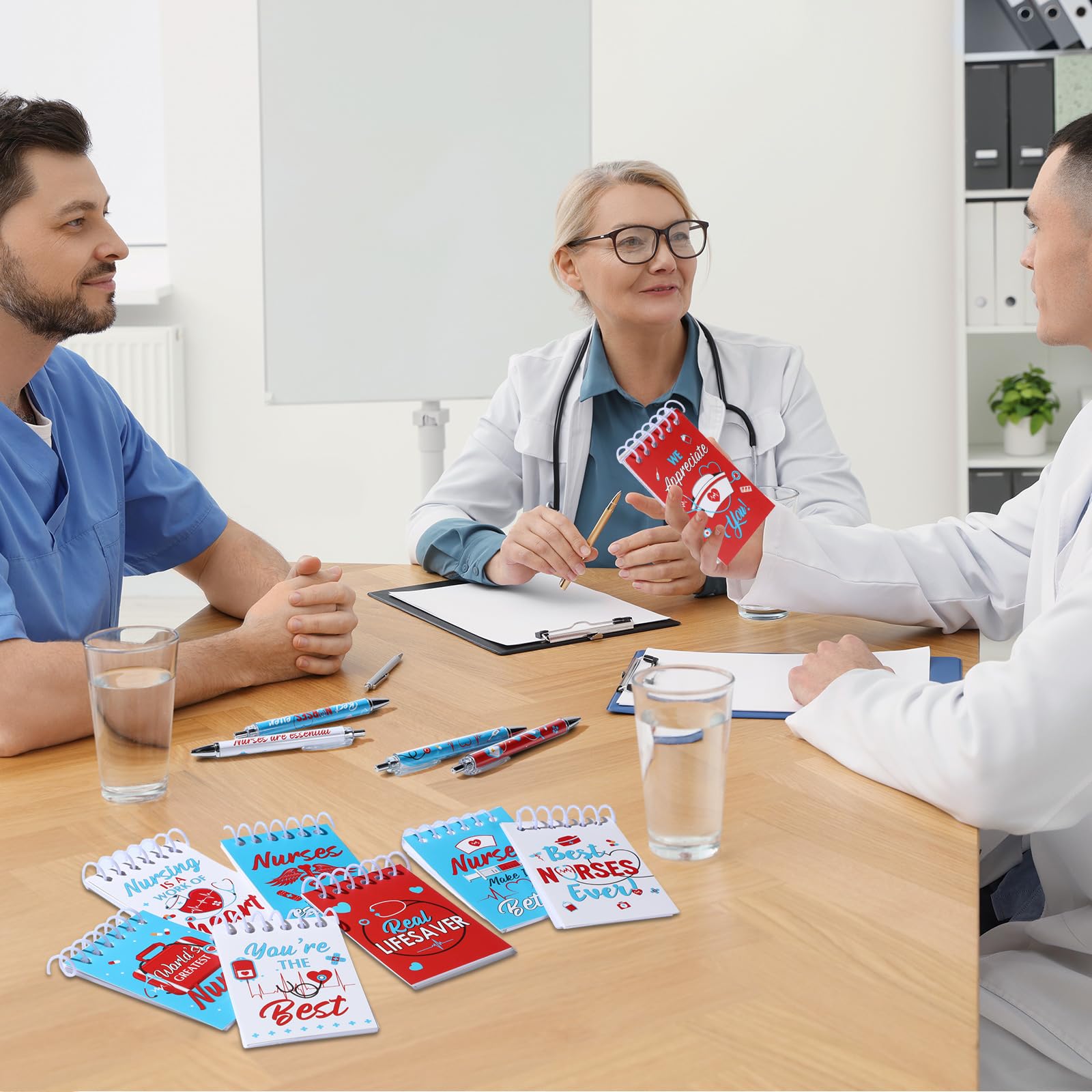 Snapklik.com : 32 Pcs Nurse Appreciation Gifts Set Spiral Notebooks And ...