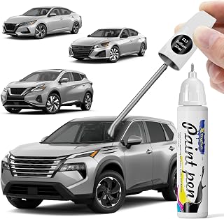 K23 Brilliant Silver Metallic Car Touch Up Paint Compatible with Nissan, DIY Car Paint Scratch Repair, Automotive Paints, Quick & Easy Fix Scratch Repair for Rogue/Sentra/Altima/Frontier/Versa