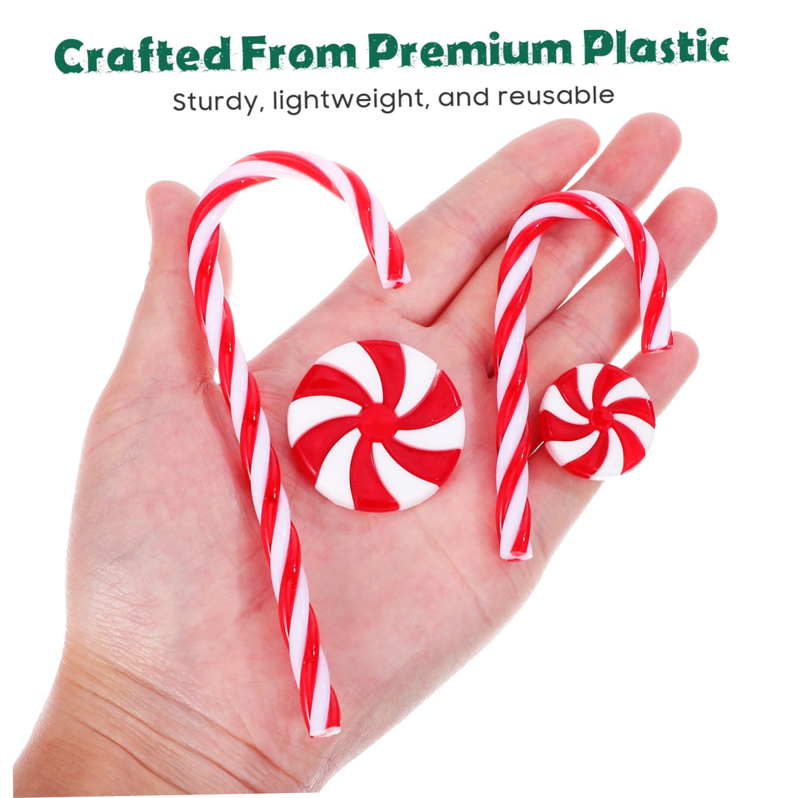 5 Juegos Colgante De Decoración para Árbol De Navidad. Póster Decoraciones De Bodas Colgantes Navideños Manualidades Navideñas Adorno De Bastón Colgante De Navidad 60 Piezas * 5 MAGICLULU