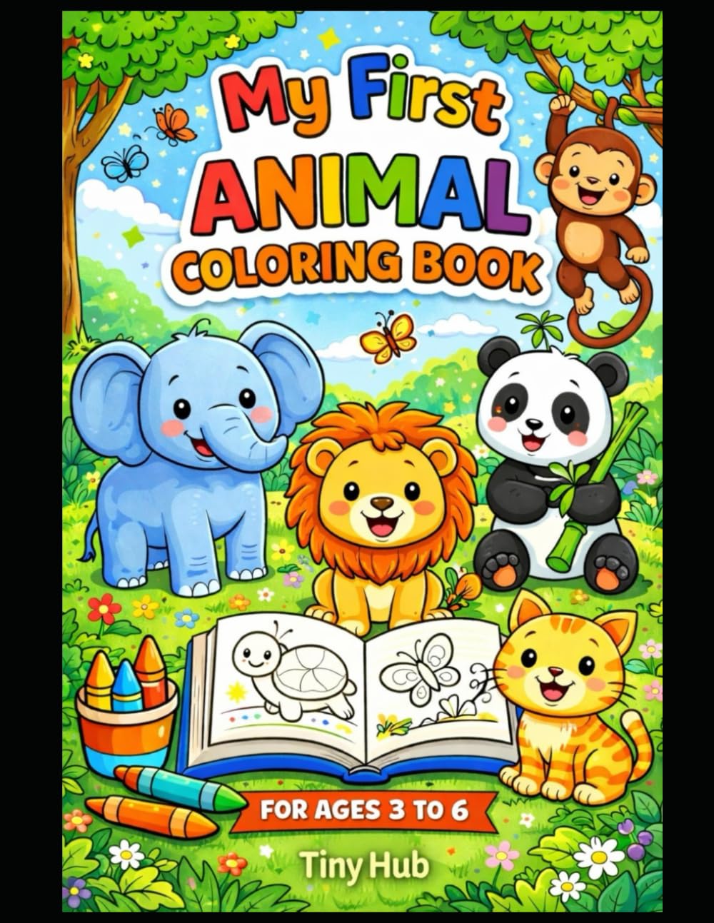 My First Animal Coloring Book