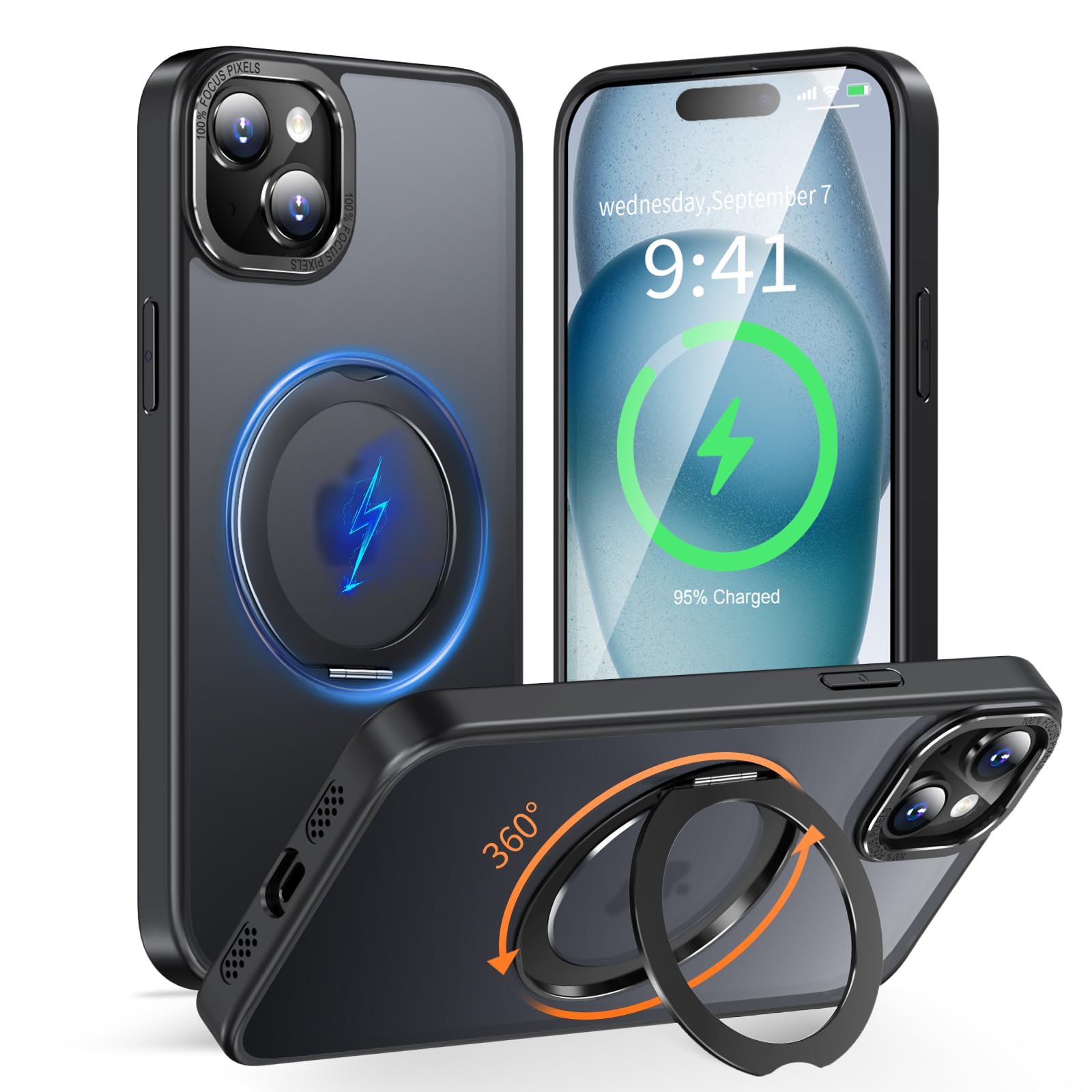 KWATUNG iphone15 pro maxスマホケース magsafe対応 Amazon.co.jp: KWATUNG 互換品 iphone15用ケース magsafe対応