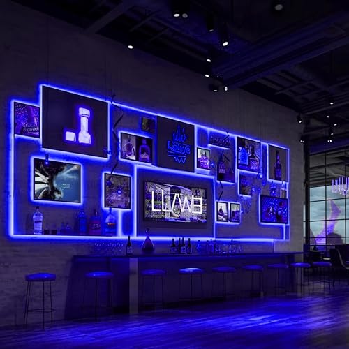 Miniatura 6 de Panel de luz electroluminiscente EL, 3.9 in x 3.9 in, lámpara de papel de retroiluminación cortable para decoracióncosplayadvertencia, 3 modos