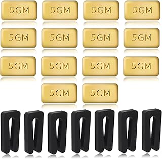 21PCS Ceiling Fan Balancing Kit, Fan Balance Kit Including 7 Pcs Resilient Fan Blade Balance Clips and 14 Pcs Metal Self-Adhesive 5G Weight