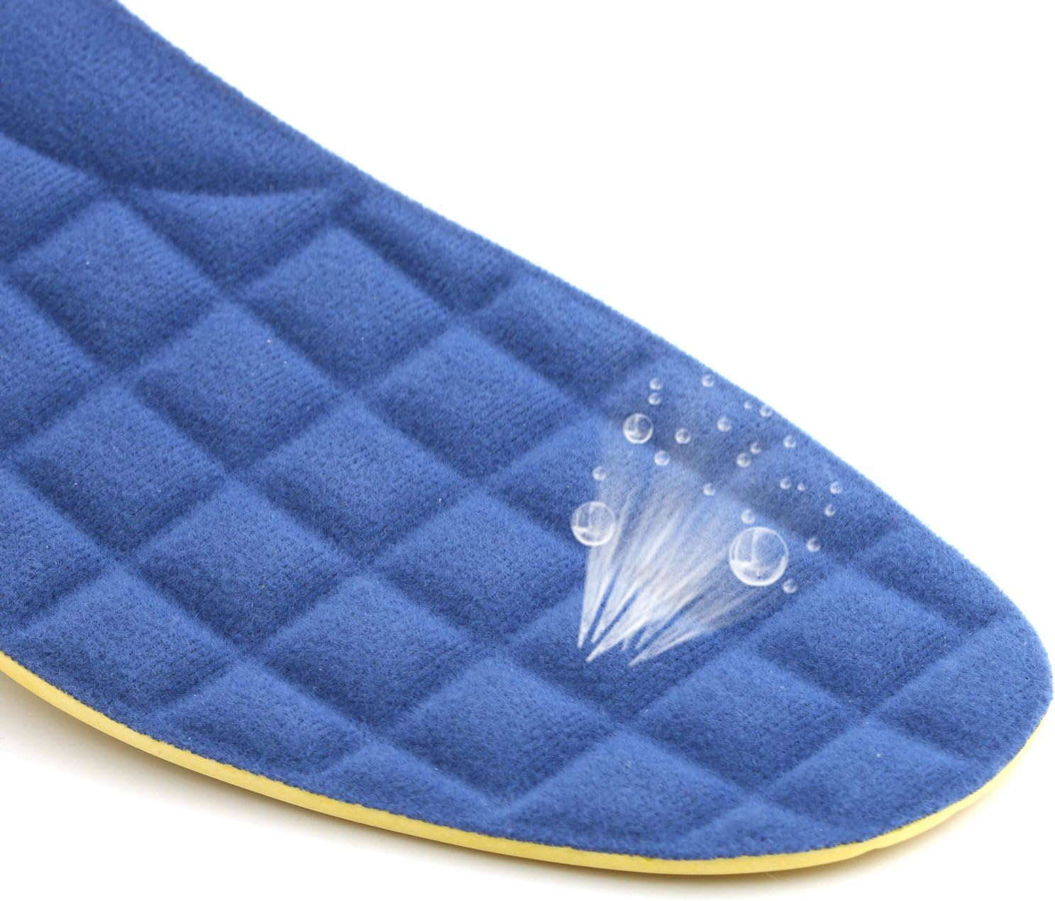 Thick Memory Foam Shoes Insert with Arch Support - Premium Cushioning Orthopedic Shoe Insoles for Heel Pain & Plantar Fasciitis, Running, Hiking, Working Men & Women (Blue Size 10) - Image 4