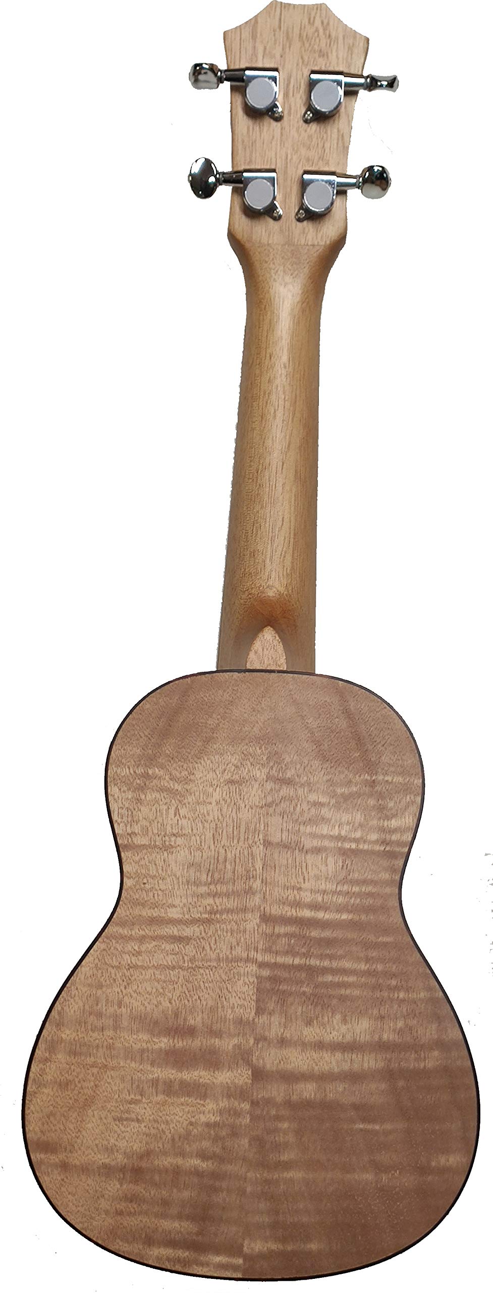 Ukulele Soprano 21" UKAM AM-HM10, modello Tigre Oguman, con accordatore a clip, capotasto speciale ukulele, custodia imbottita con cinghia, set di corde extra e plettri. Pacchetto completo avanzato.