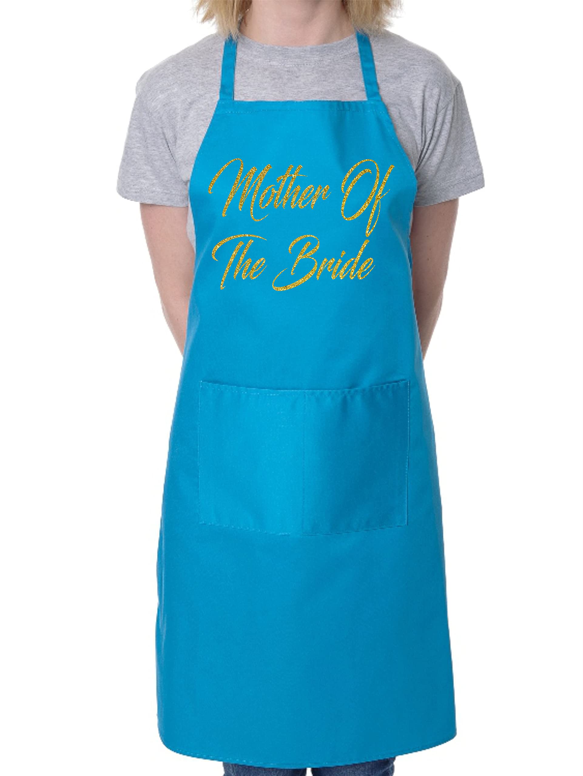 Print4u Men's Blue Mother Of The Bride Novelty Apron Wedding Favour