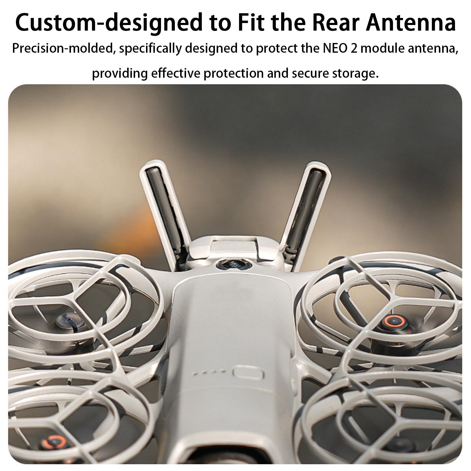 Ricetrasmettitore Digitale Protezione per DJI NEO 2, Antenna Guardia Copertura Accessori