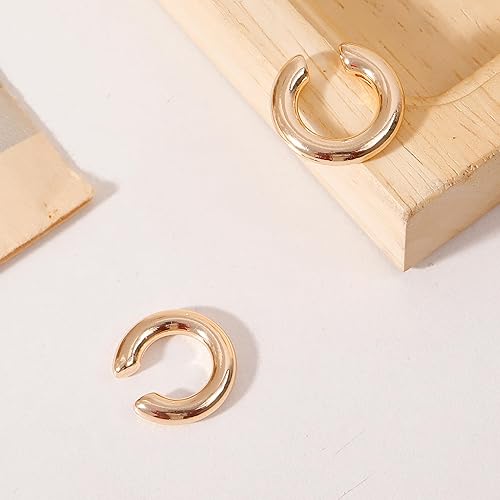 Miniatura 6 de Aretes de oreja ajustables sin perforaciones para mujer, aretes de clip abiertos para hélice, regalos de joyería para mujeres y niñas, regalos de