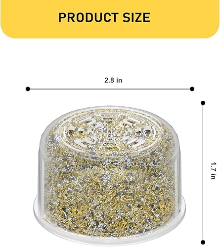 Miniatura 6 de Paquete de 4 cartuchos de repuesto de filtro de cabezal de ducha compatibles con todos los cabezales de ducha fijos y de mano, filtro de ducha para