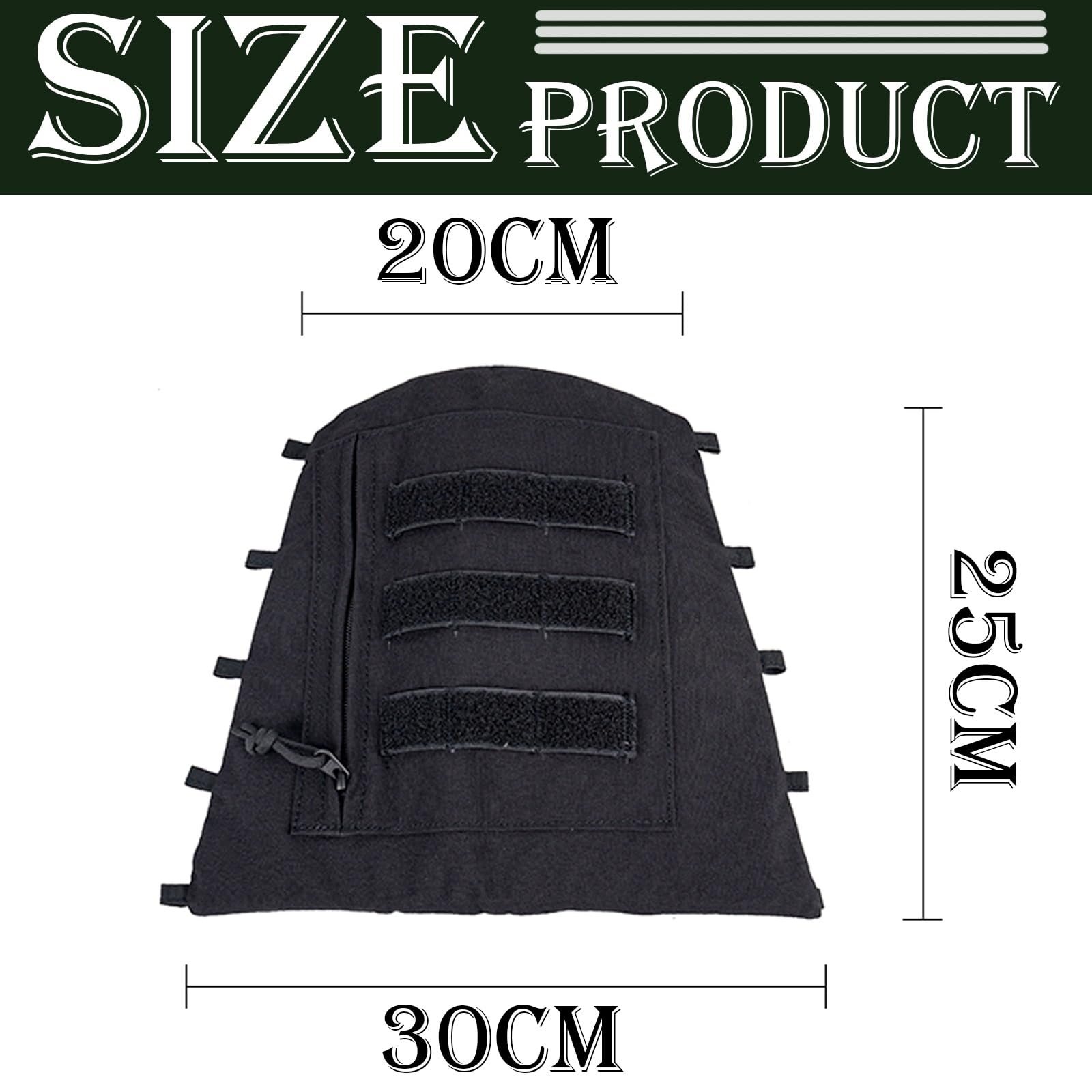 Protection de Bras pour Sports de Plein Air, Protège-Avant-Bras Type Molle, Protège-Poignet Tactique Molle Générique pour Airsoft et Paintball, Protections Extérieures pour Les Bras.