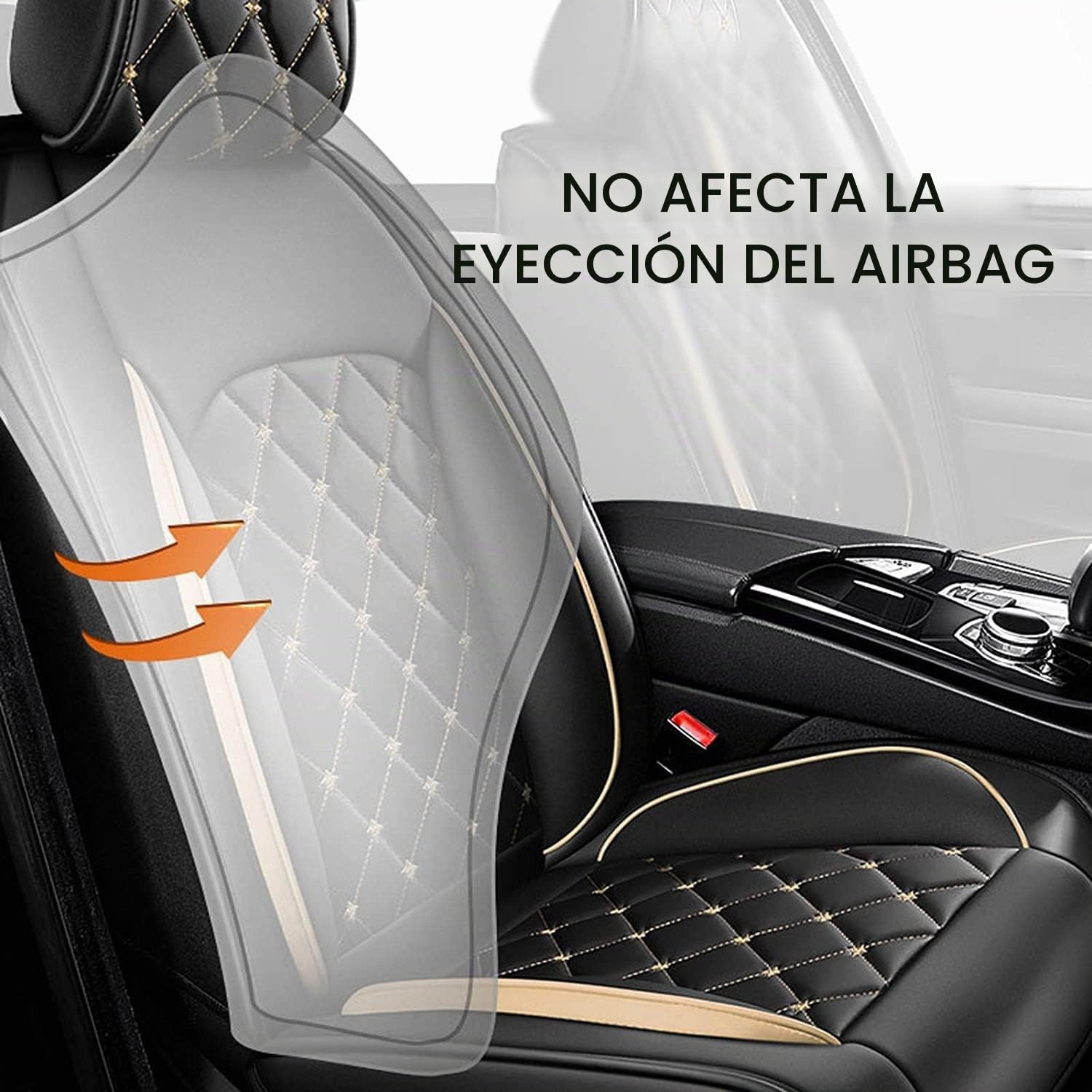 Funda Asiento Coche para Peugeot 408 508 RCZ 206 207 208 307 308 406, Fundas Asientos Coche Universales, Juego Completo de Fundas de Cuero Impermeables, Funda De Asiento-5 Plazas ( Color : B(Blue) , S