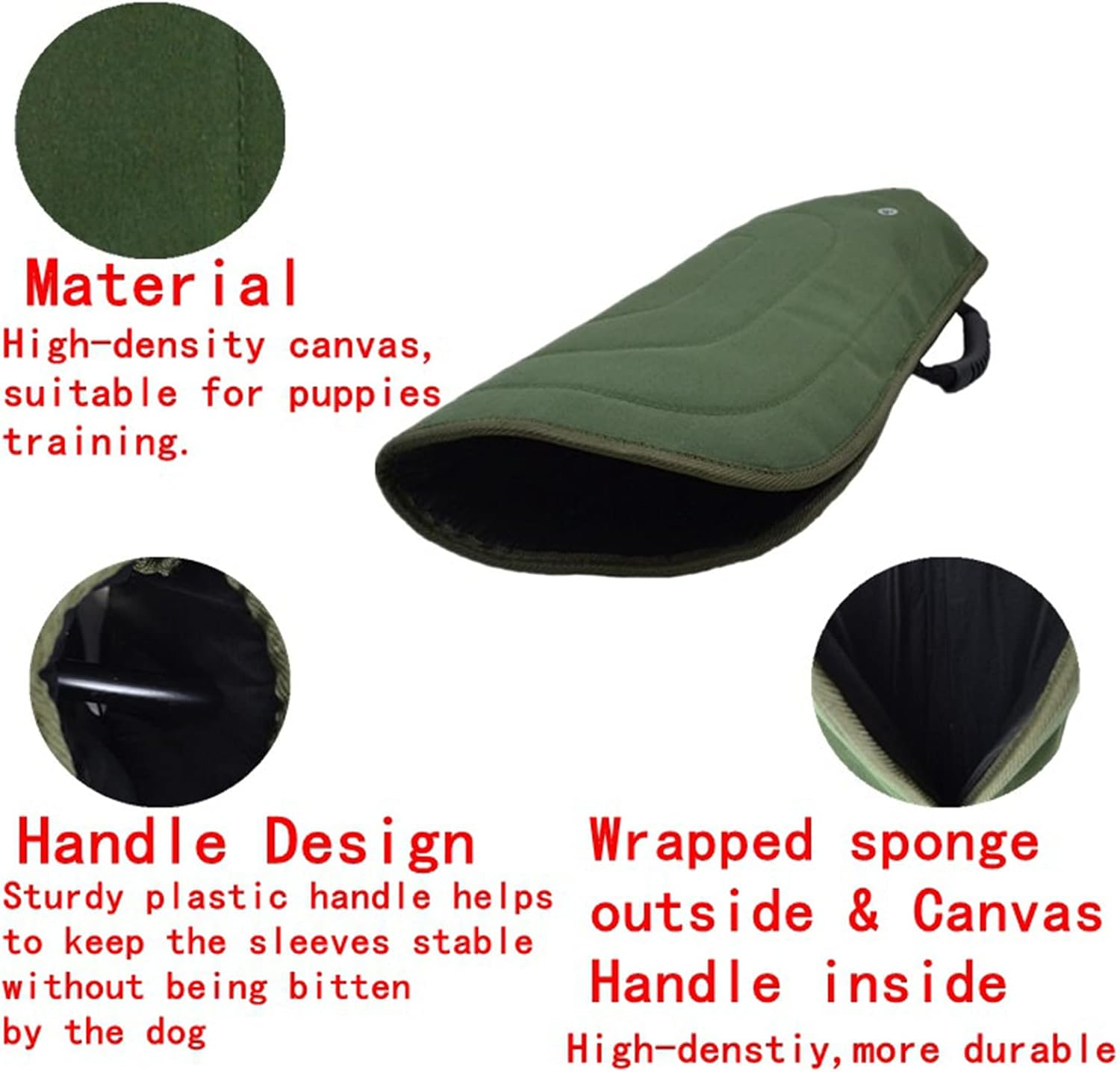 Heavy Duty Dog Bite Sleeve Training Protection Fit Pit Bull German Shepherd Mastiff Puppy Small Dogs Training Biting Tugging Toy