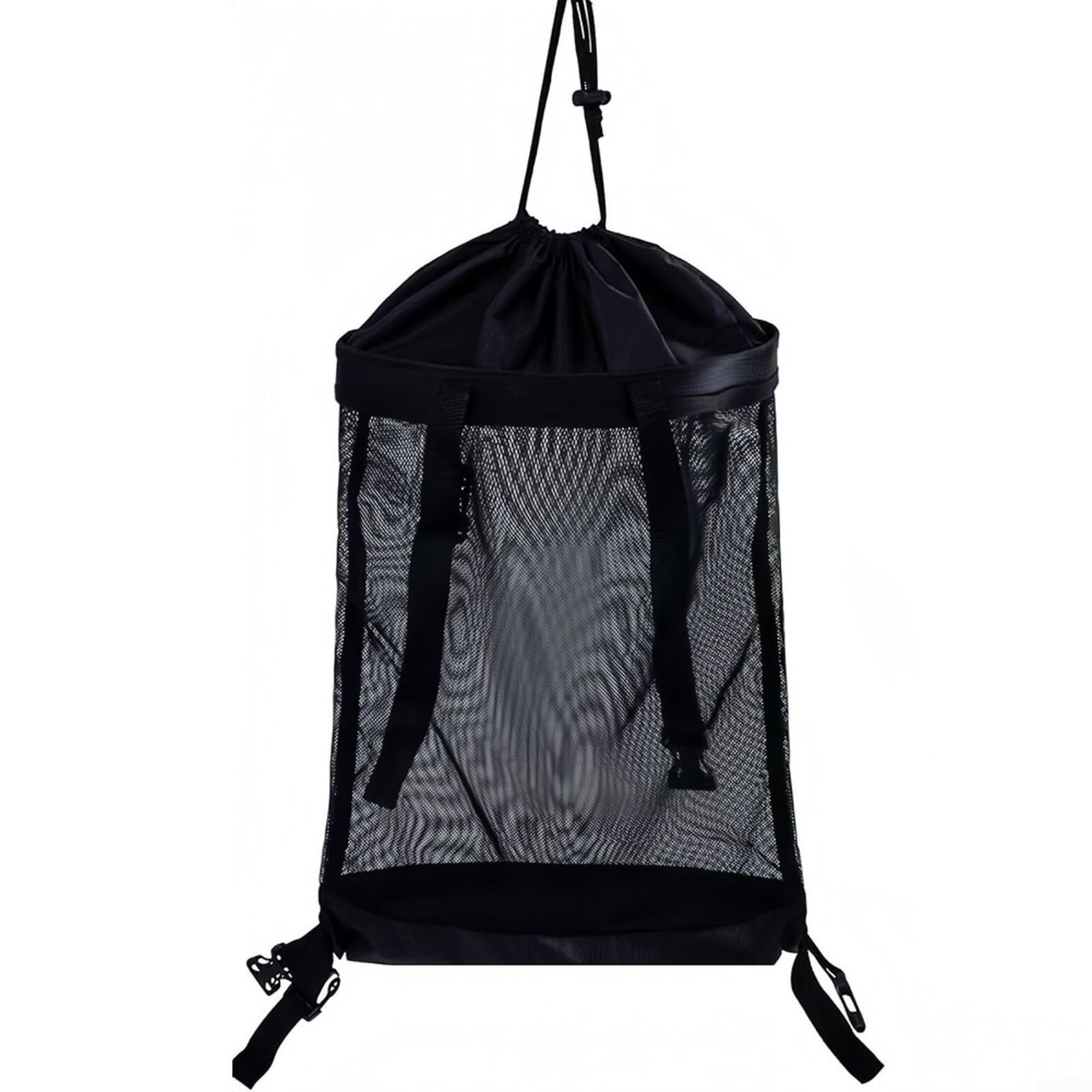 Bolsa de red para carrito de golf, bolsa organizadora de almacenamiento de malla para carrito de golf, bolsa de utilidad de nailon con múltiples compartimentos