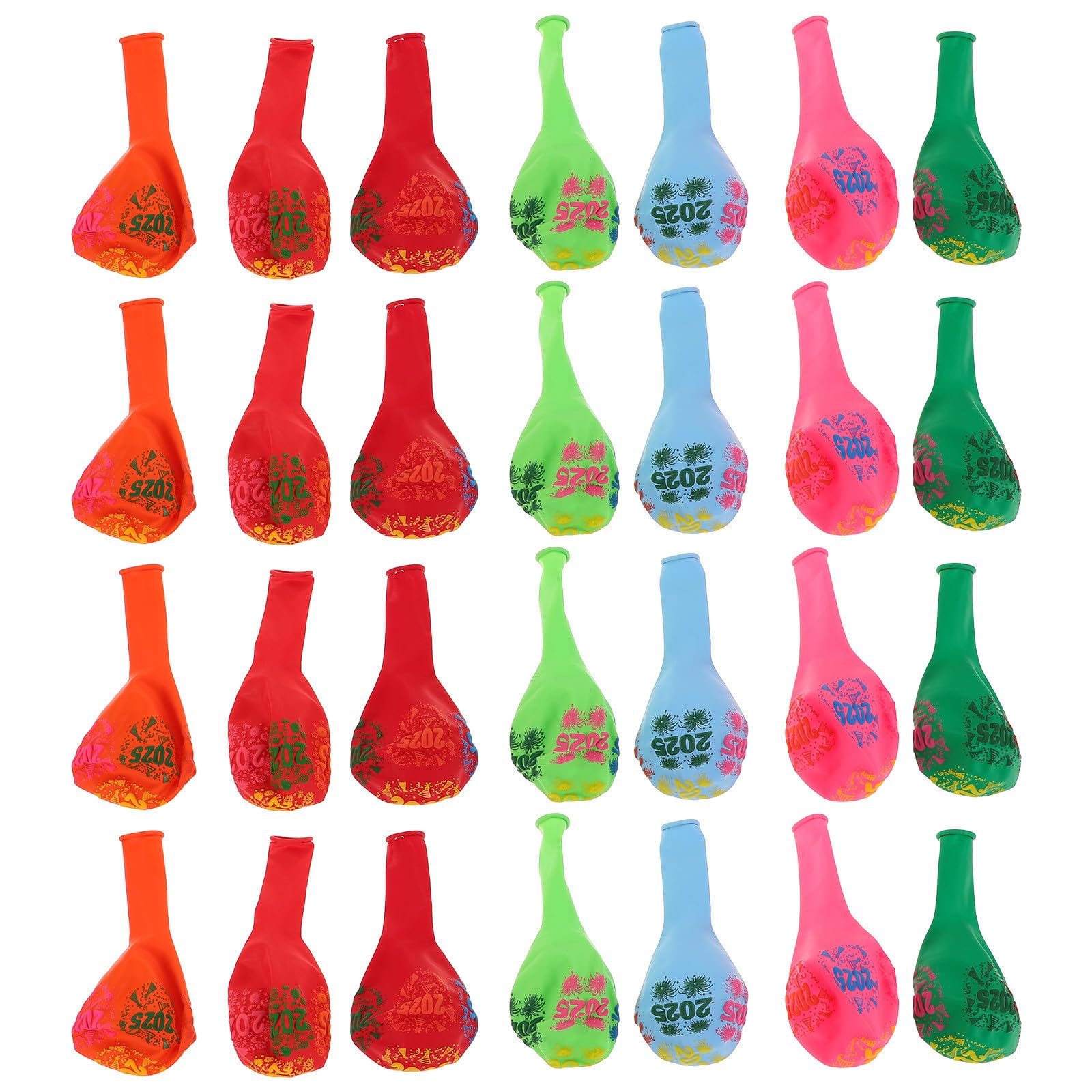 Toyvian 500 Pezzi Palloncini 2025 in Lattice da 12 Pollici per Feste