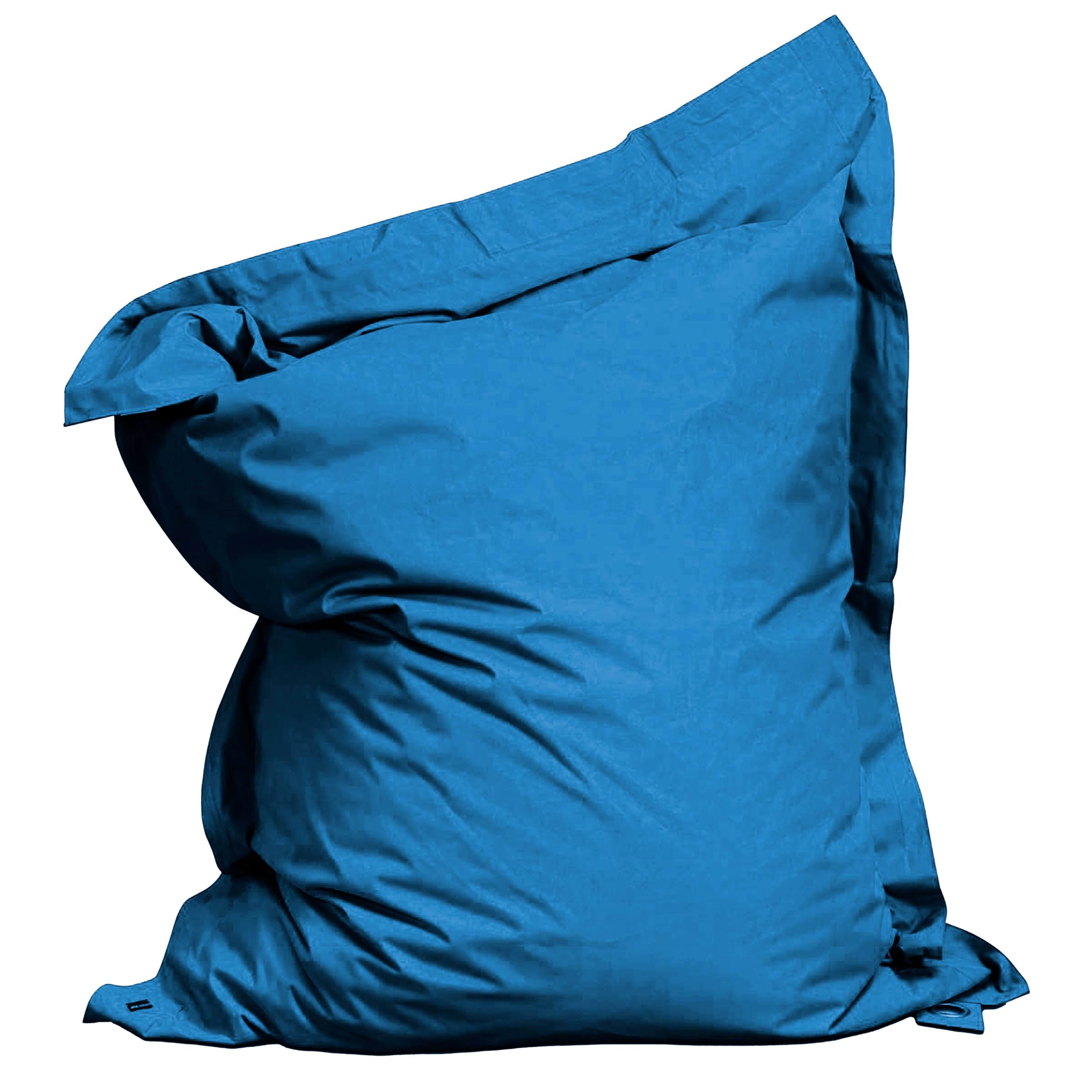Oviala Housse Vide de Coussin de Sol XL Bleu Pacific