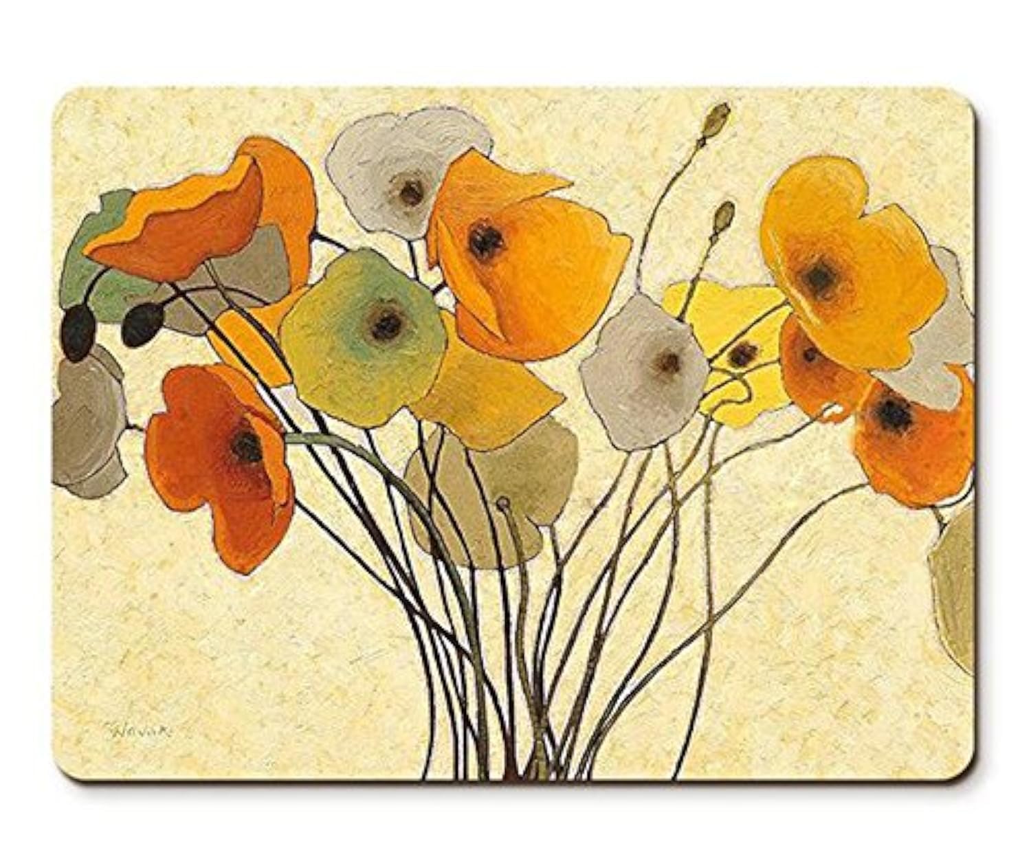 Placemats, Heat-Resistant Dining Table Place Mats Anti-Skid Kitchen Tableware Mats Cork Coaster 2PCS by YaYiYo - 40 x 30 cm (15.7 X 11.8 Inch)